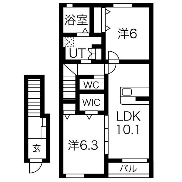 レジデンス見石の間取り
