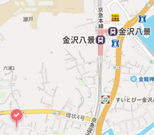 ヒルハイツ金沢の地図