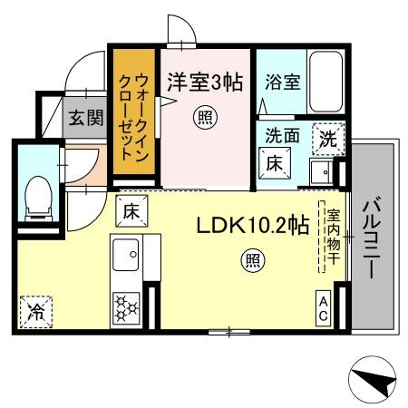 リバーオークスやまがの間取り