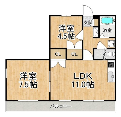 ヴィ フォレストⅠの間取り