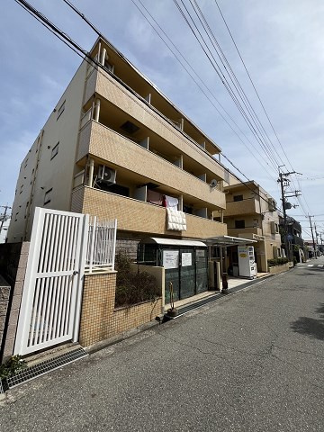 尼崎市南武庫之荘４丁目のアパートの外観|外はこのようになっています
