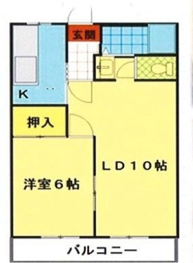 和光マンションの間取り
