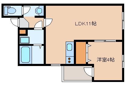 リテラ吉塚の間取り