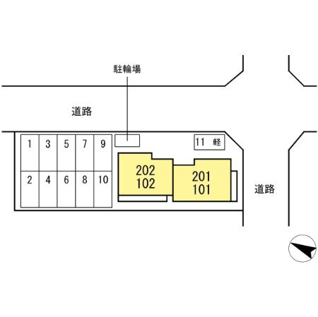 リバーオークスやまがの区画図