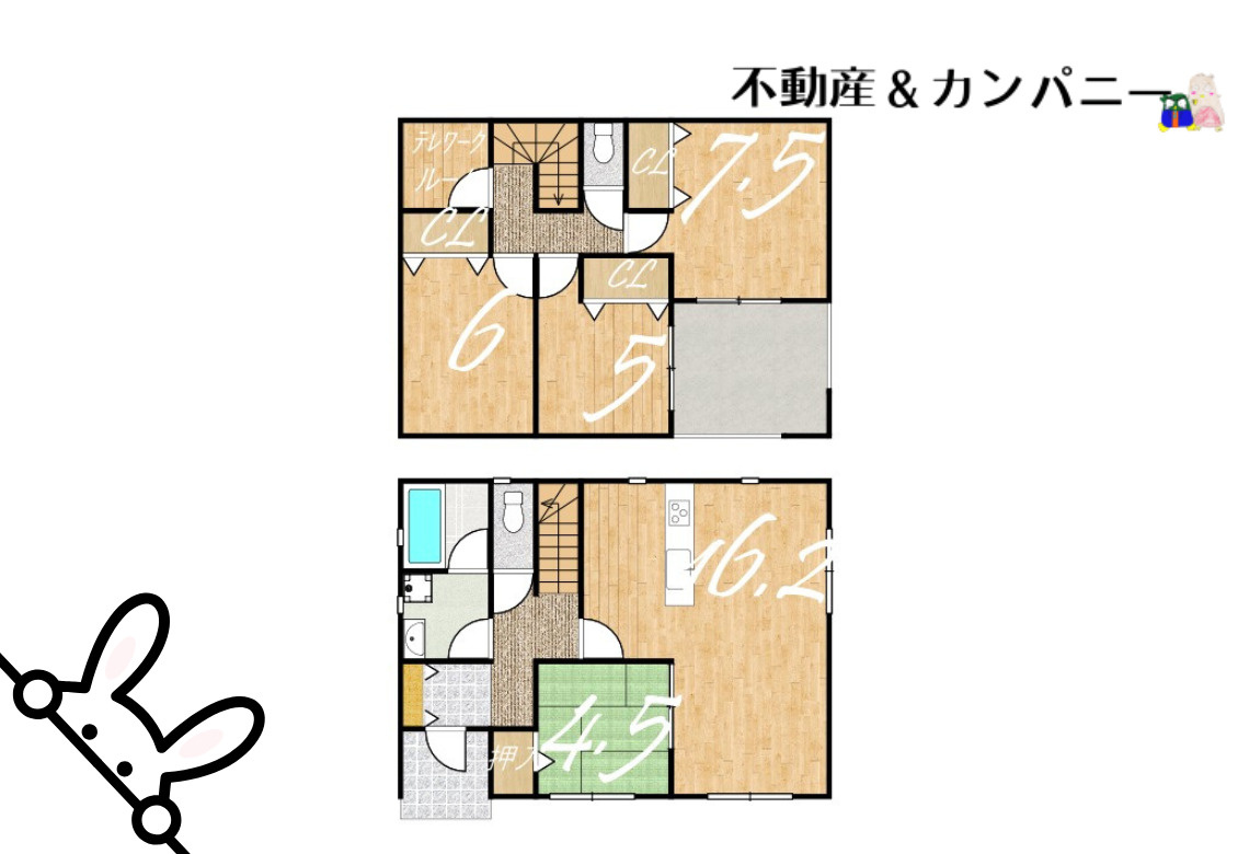クレイドルガーデン松前町北川原第1-1号棟　伊予郡松前町大字北川原新築戸建の間取り