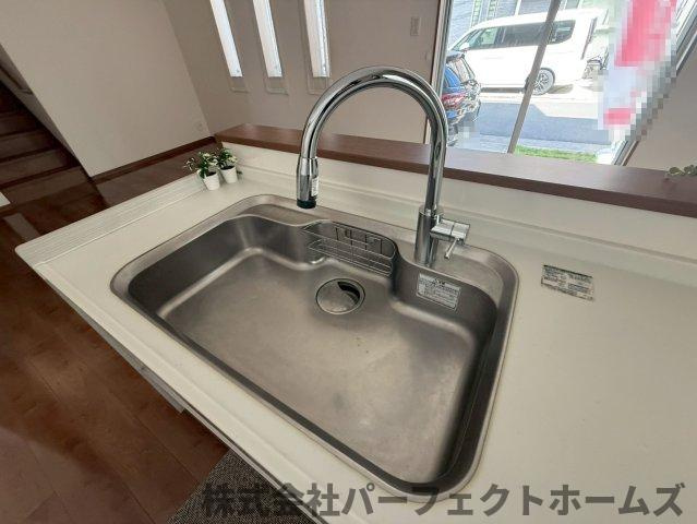 出口3丁目戸建のキッチン|お料理しやすいキッチンです