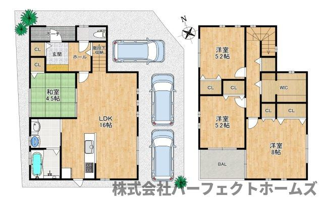 出口3丁目戸建の間取り