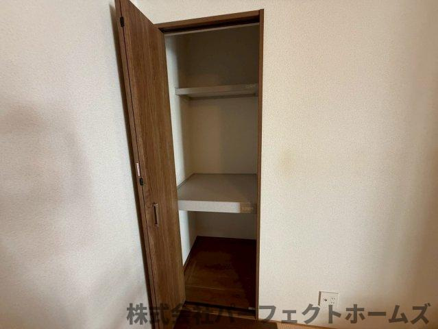 出口3丁目戸建の収納|収納のためのスペースです