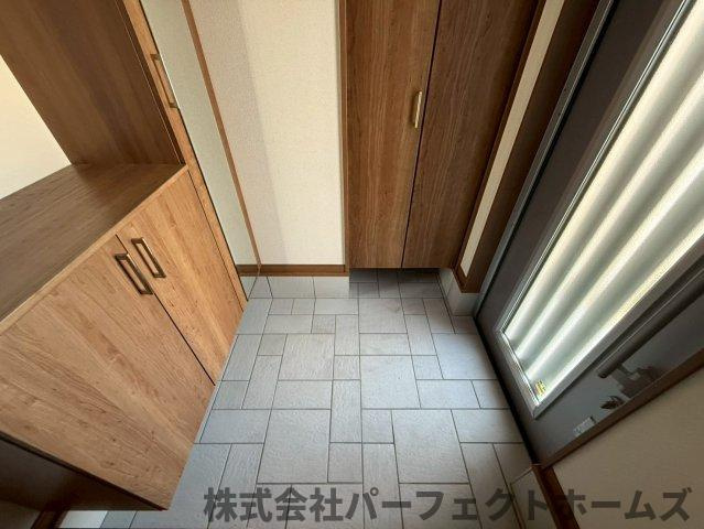 出口3丁目戸建の玄関|毎日通る玄関はこちらです