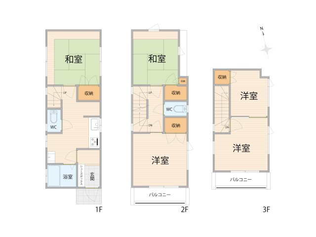 【間取り】 | 朝霞市栄町2丁目　中古一戸建住宅（朝霞店） | 1階に水回りを集約した生活動線に優れた設計◎