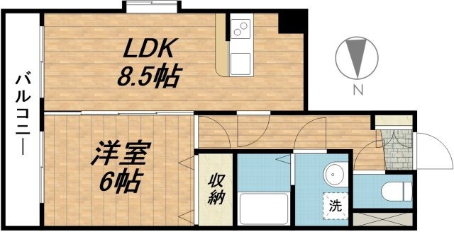 ラテール北戸田の間取り