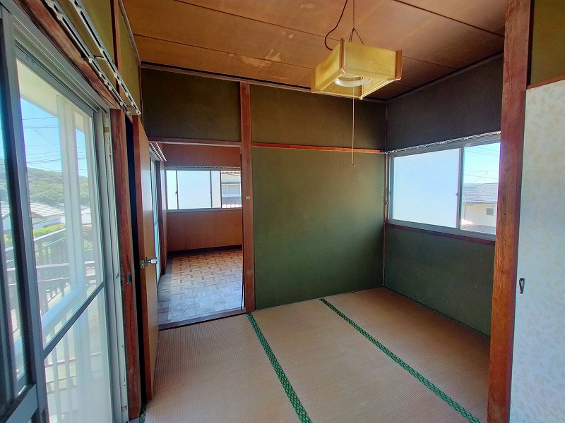 黒髪町桜ケ丘団地戸建の和室|２Ｆ南側和室４帖