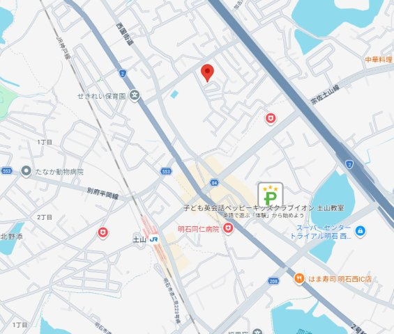加古川市平岡町土山　中古戸建の地図
