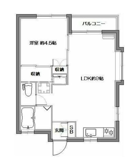 【間取り】 | フェリース中野A棟