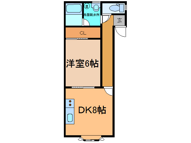 にこにこハイツ(中札内）の間取り