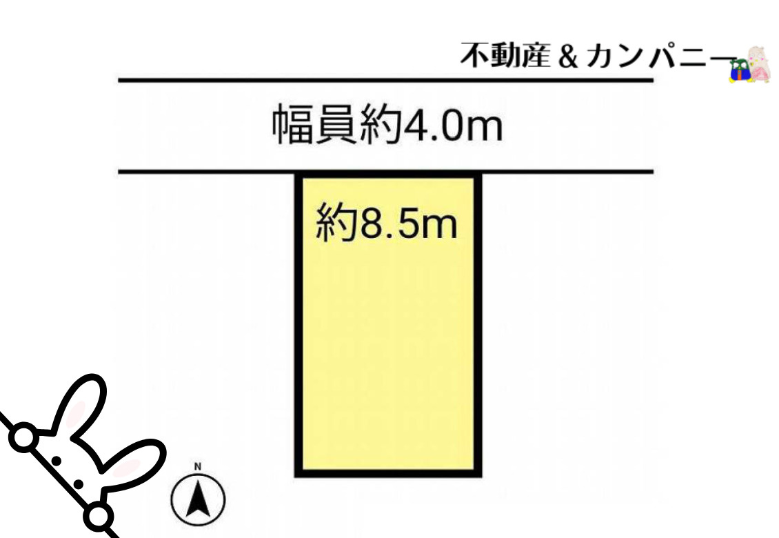 久保田町のおトチ　松山市久保田町売土地の土地図