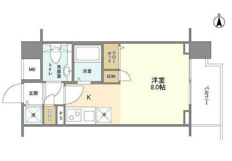 エクセリア九段の間取り