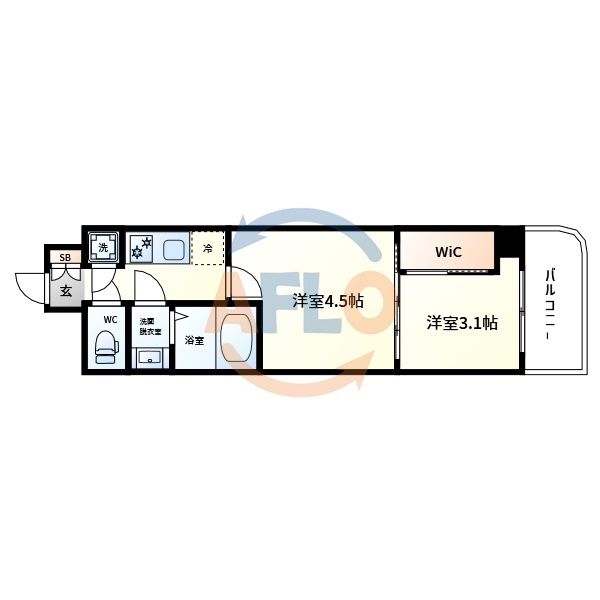 セレニテ難波グランデシュッドの間取り|セレニテ難波グランデシュッド　間取り