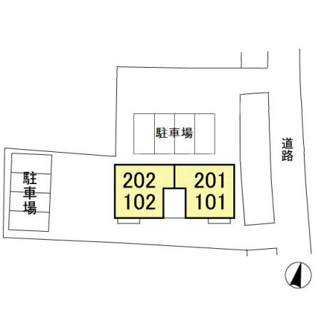 エミナン２の区画図