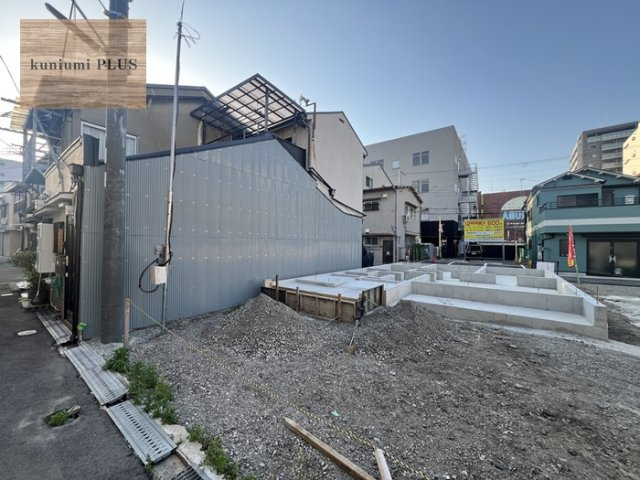 大阪市城東区蒲生4丁目　1号地の前面道路含む現地写真