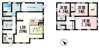 【間取り】 | 守山市金森町
