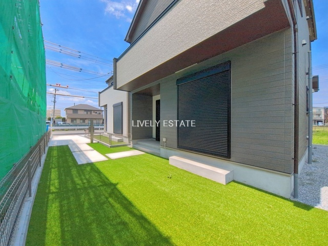 草加市新栄3丁目 新築分譲住宅 全3棟 C号棟の庭
