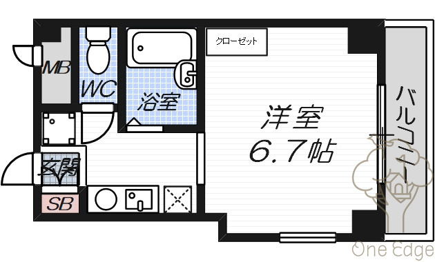 サンガ梅田の間取り