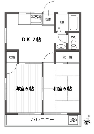 【間取り】 | 鈴木ハイツ