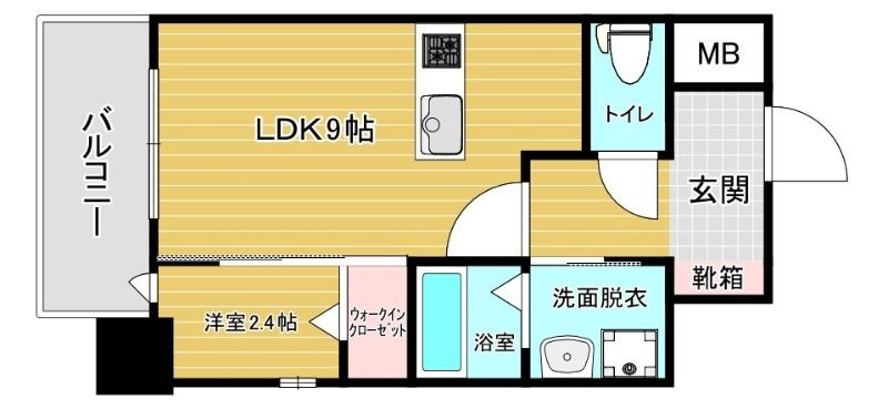 ルブラン箱崎の間取り
