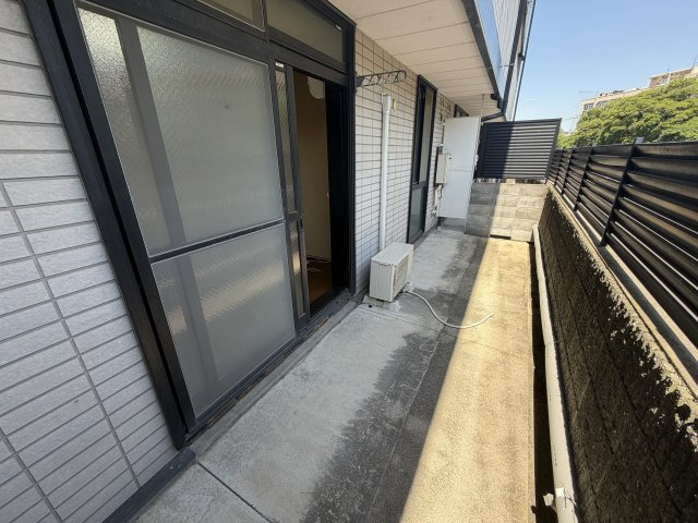 ラピース栗山のバルコニー