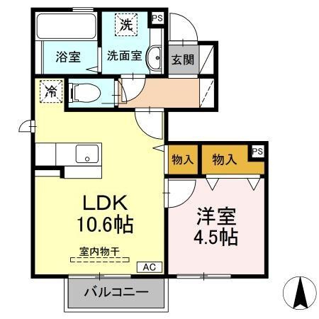 アルビレオ103の間取り