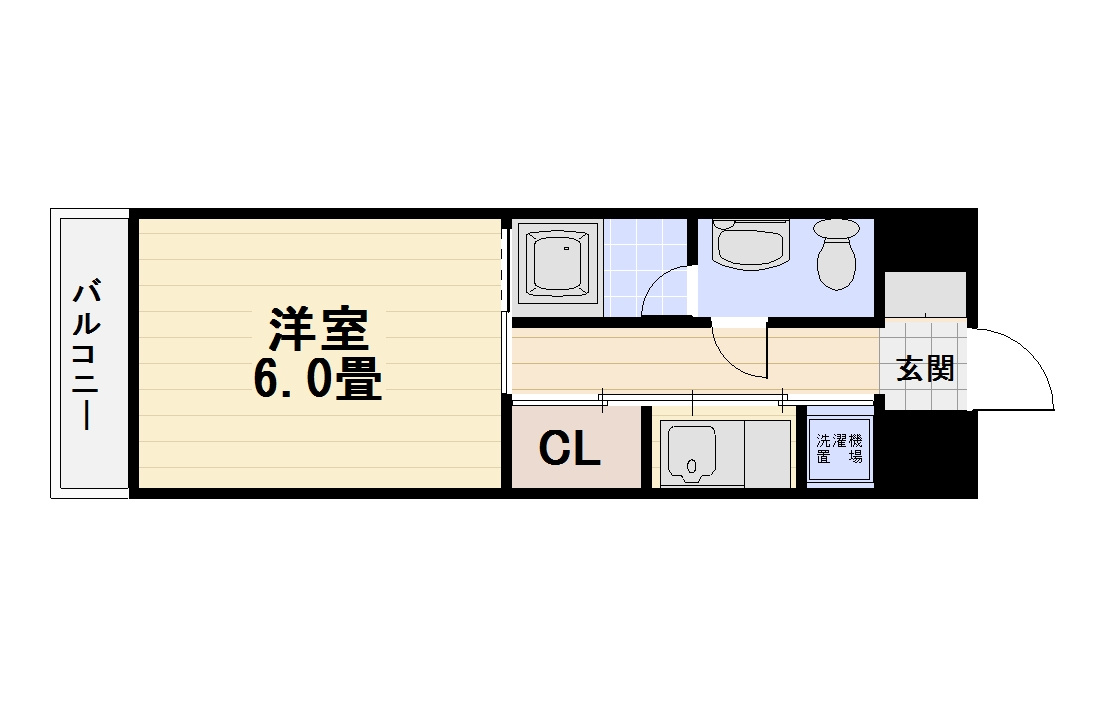 スパークリングタワー西門橋の間取り|※現況優先