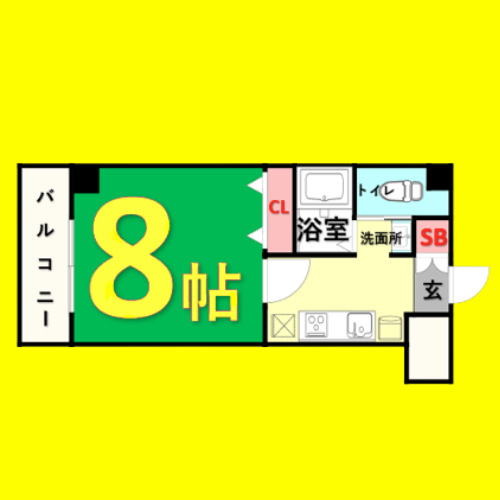 willDo日比野　名古屋市賃貸　仲介手数料無料の間取り