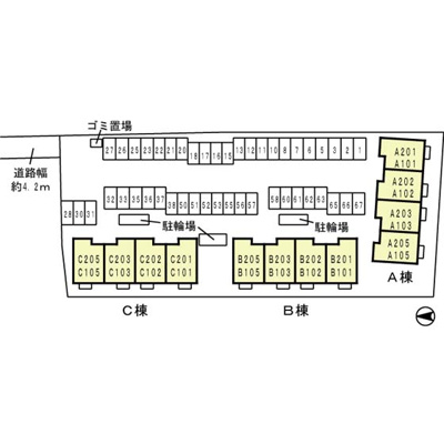 【区画図】 | ヌーベル学園南館