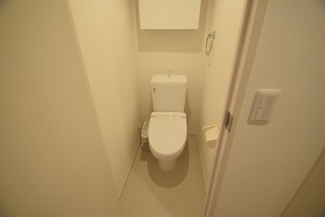 リブリ・リオ船橋のトイレ|落ち着いた色調のトイレです