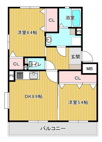 【間取り】 | ルミエール水前寺