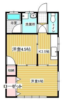 シャトー21の間取り