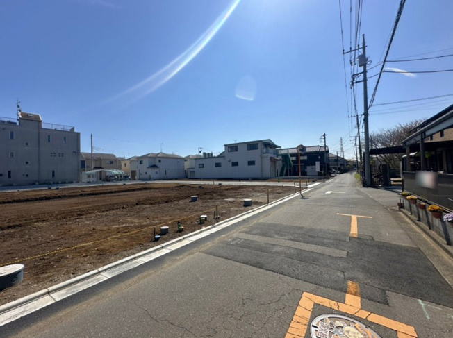 【外観】 | 入間郡三芳町北永井　新築一戸建住宅　全11棟　(ふじみ野店) | 東武東上線「鶴瀬」駅徒歩25分！整った街並みが広がる大型分譲地内。