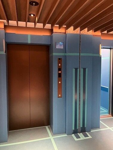 パークホームズ浅草橋のその他共用部分|エレベーターホール