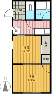 【間取り】 | 浅利ハイツ