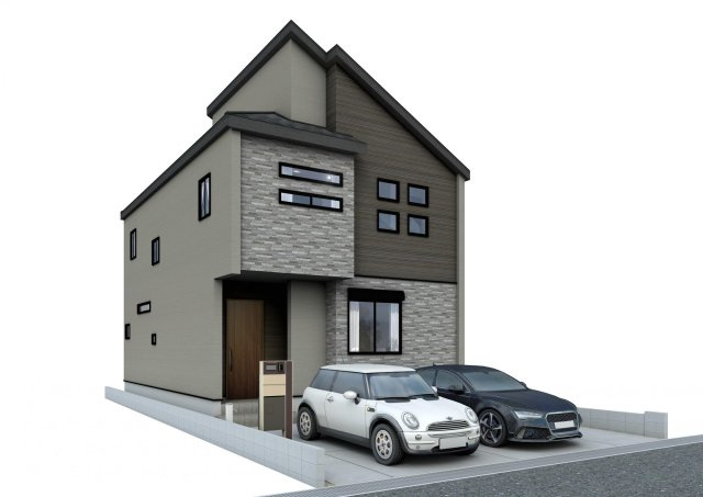 際川3丁目 新築戸建の外観パース