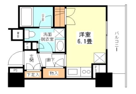 プラウドタワー亀戸の間取り