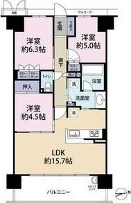 MIRAIMO　スクエアの間取り
