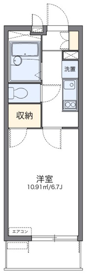 【間取り】 | レオパレスソレアードⅡ