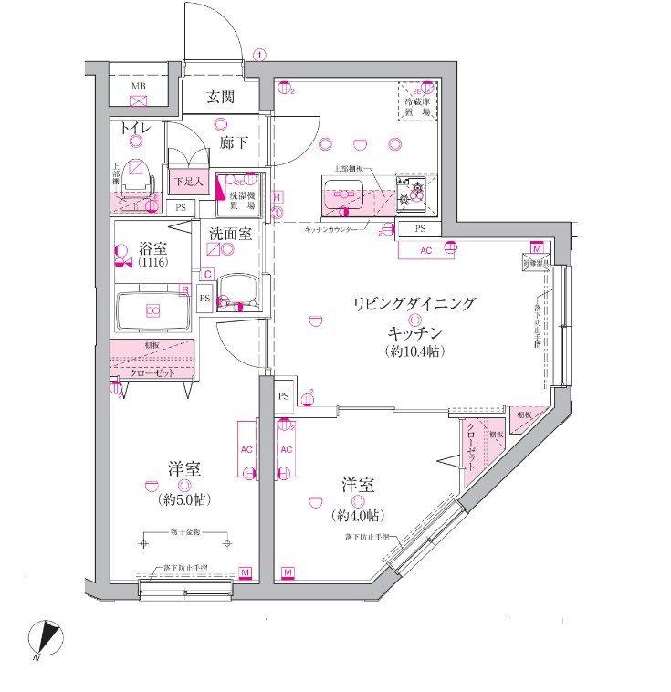 ベルシードステアー目黒碑文谷 の間取り