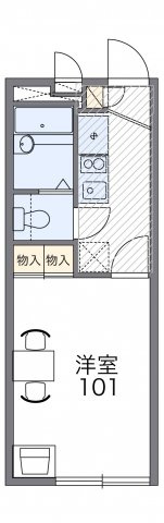 【間取り】 | レオパレスメイフィールド | 画像2