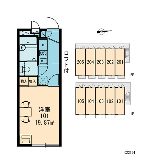 【区画図】 | レオパレスメイフィールド | 画像3