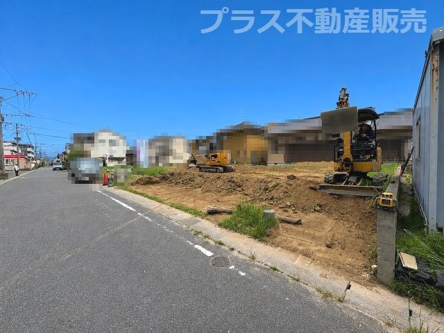 【外観】 | 福岡市西区富士見1丁目1期　1号棟（全3棟）【仲介手数料無料・0円】 | 現地写真。プラス不動産販売なら、現場の全ての棟をまとめてご見学頂けます。