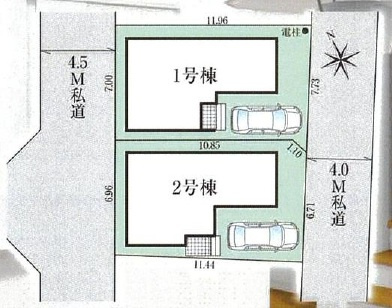 宮久保20期【宮久保小学校:徒歩８分】の区画図