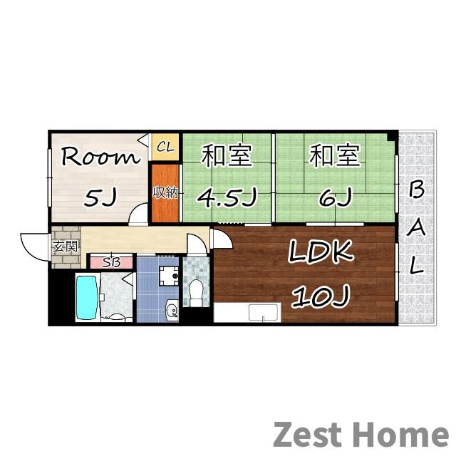 ヴェルテスIKEMOTOの間取り